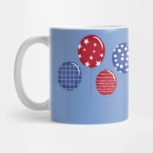 4th Of July Balloons Mug